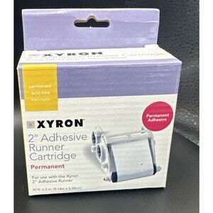 Xyron 2” Adhesive Runner Cartridge New 30 Feet Long sticker permanent craft tape